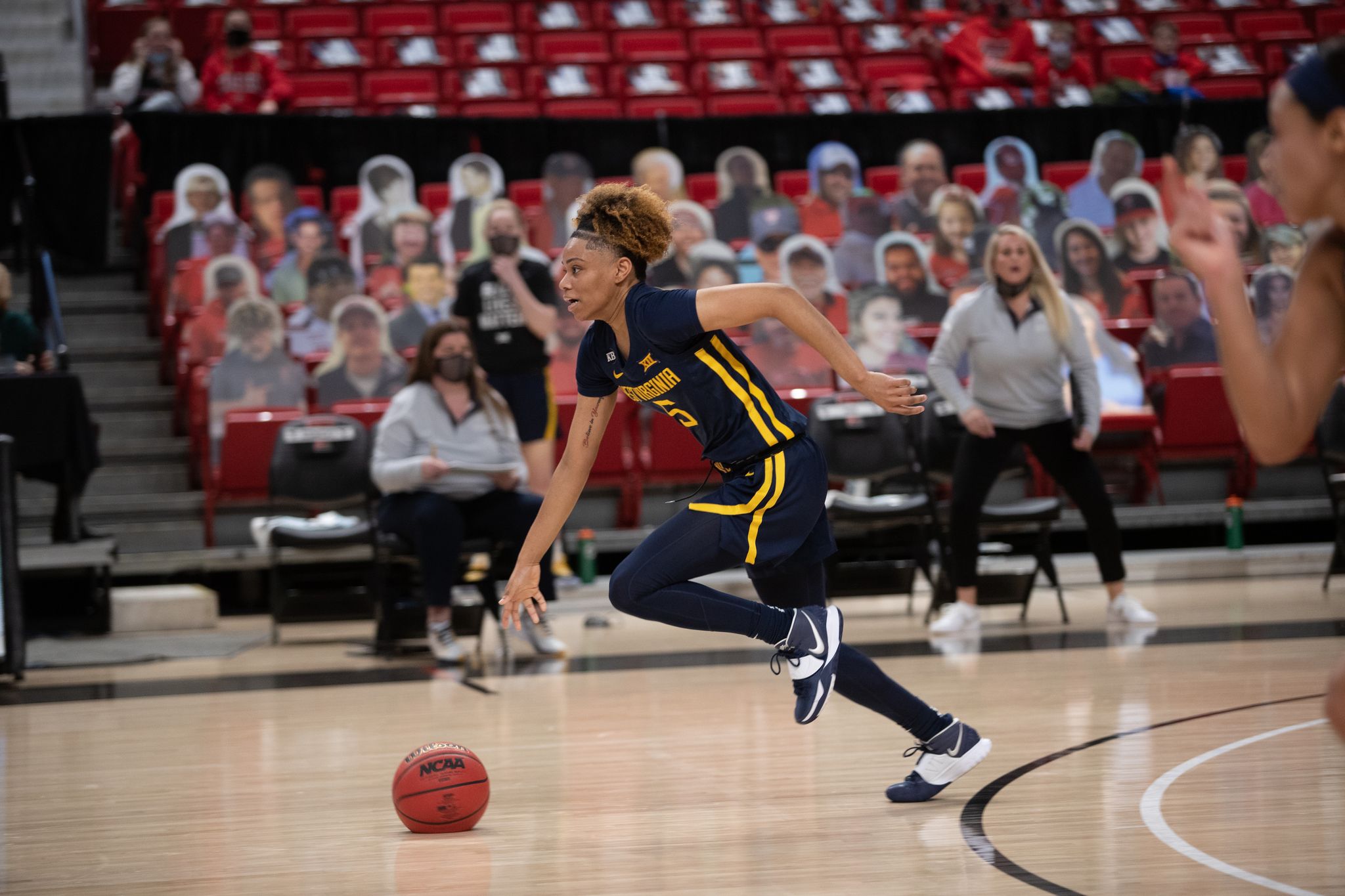 WVU women's basketball team wins 7th straight, beats Texas Tech 73-53 despite being short-handed